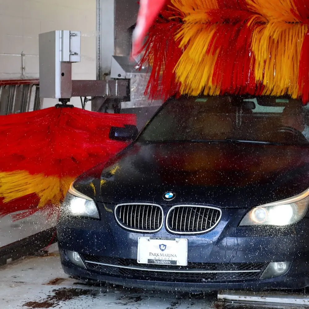 Car was at oil change place in Eugene Oregon