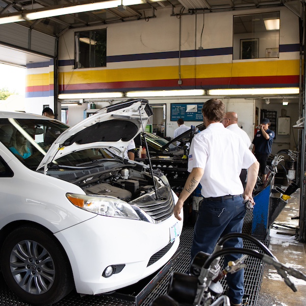 Fluid Service Performed at oil change shop